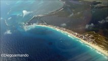 Impresionante aproximación y aterrizaje en Cancun México - Boeing 737-800 Aeromexico.