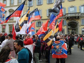 STOP NAZI UKRAINE! (MILANO 25 APRILE 2015)