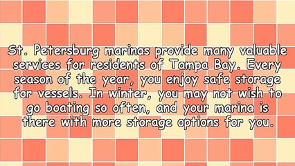 Keep Your Boat Safe This Winter With St. Petersburg Marinas