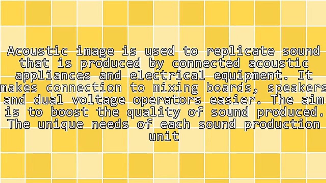 Considerations When Buying Acoustic Image