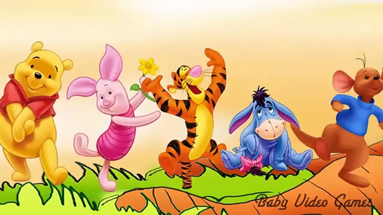 Kids Music Videos Winnie the Pooh Cartoon Nursery Rhymes Disney Finger Family Kids Songs