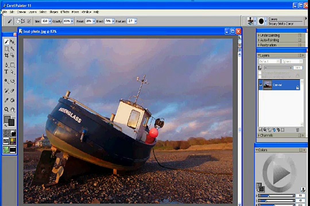 Corel Painter 11 Photo Painting Tutorial