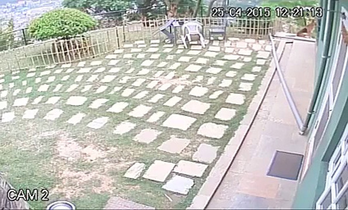 cctv footage of earthquake in nepal