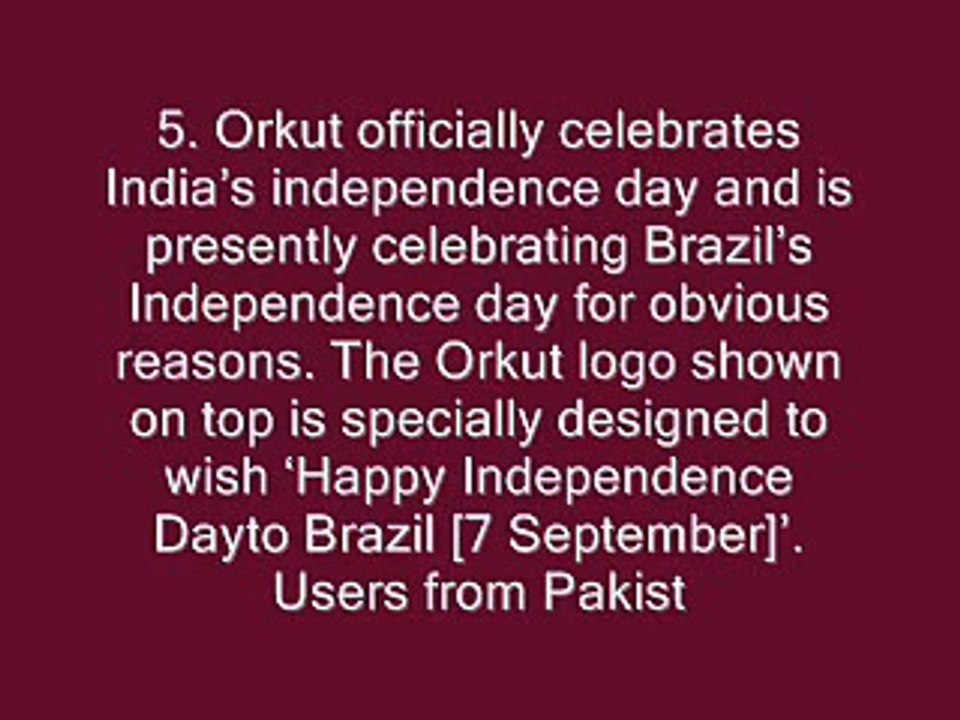 Interesting Facts About Orkut - alltime 10s