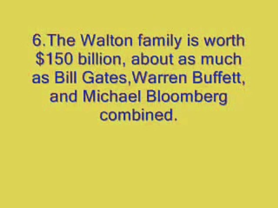 Mind Blowing Facts about WalMart - alltime 10s