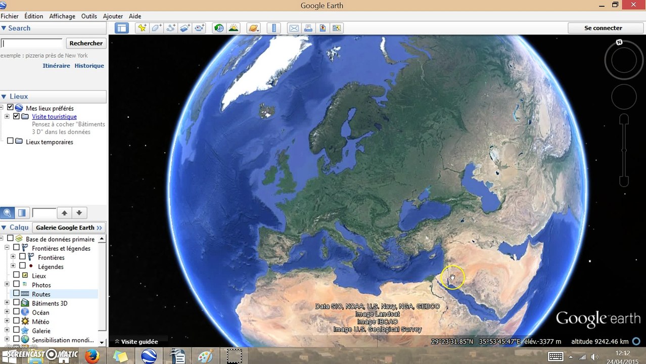 Screencast - Tuto Google earth