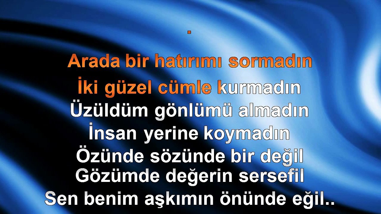 Ebru Gündeş - Hayrandım - 2011 TÜRKÇE KARAOKE