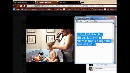 How to download video from facebook without any software (updated - 2015)
