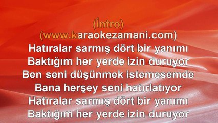 Ebru Gündeş - Herşey Seni Hatırlatıyor - 1993 TÜRKÇE KARAOKE