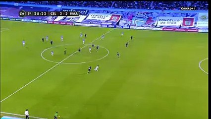 هدف سانتي مينا في مرمى ريال مدريد