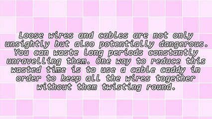 Why You Should Use A Cable Caddy