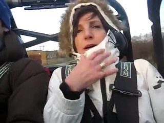 Mum craps herself in son's fast car - Mum's first drive in the Caterham