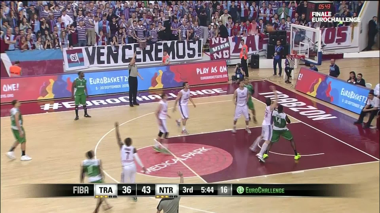 Basket - Eurochallenge : Les temps forts de la finale Nanterre - Tranbzonspor (63-62)