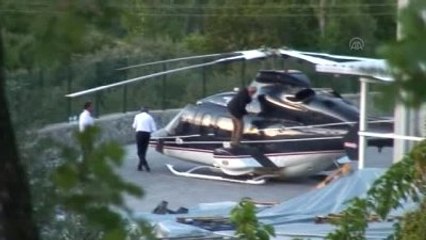 Arıza Nedeniyle Acil İniş Yapan Zorlu'nun Helikopteri