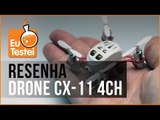 Drone Quadricóptero Cheerson CX-11 4CH - Vídeo Resenha EuTestei Brasil