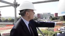 Milano, il Presidente del Consiglio Enrico Letta visita i cantieri per Expo 2015