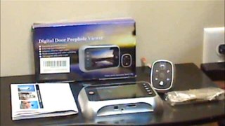 digitsea® electronic video peephole viewer doorbell camera review