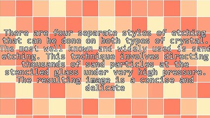 Techniques For Crystal Engraved Awards Creation