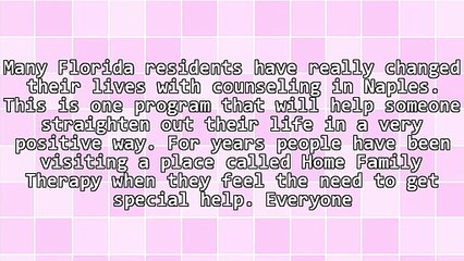 Counseling In Naples Can Be Beneficial