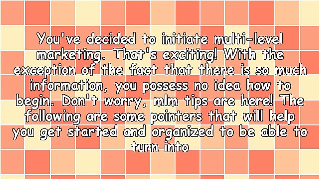 Need Multilevel Marketing Advice? Use These Tips!