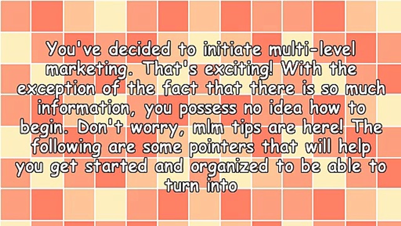 Need Multilevel Marketing Advice? Use These Tips!