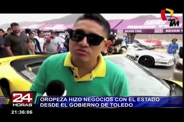 Gerald Oropeza hizo negocios con el Estado desde el Gobierno de Toledo
