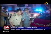 Santa Anita: Policía dispara contra mujer tras sostener discusión en restaurante