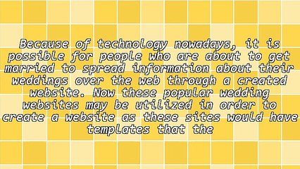 The Top Six Most Popular Wedding Websites