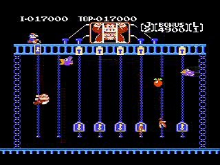 【ファミコン】ドンキーコングjrをプレイ