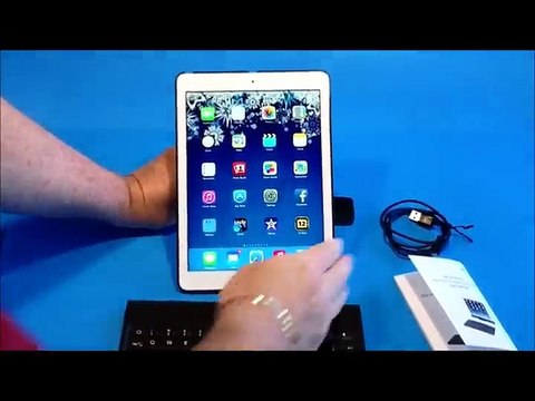 Aerb Wireless Bluetooth Folio Laptop Style Keybook Removable Detachable Keyboard Case