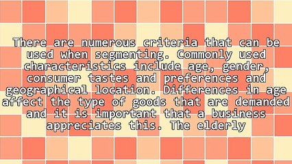 Important Information On Market Segmentation Strategy