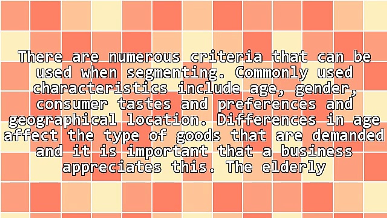 Important Information On Market Segmentation Strategy