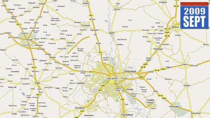 New Delhi, India - Google Map Maker Time-lapse