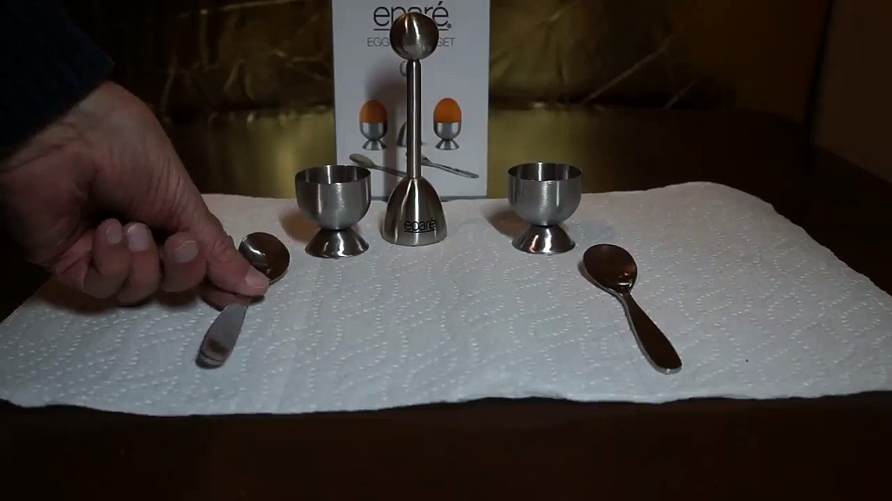 Eparé Egg Cracker, Topper Set, Topper Spoons and Cups Review