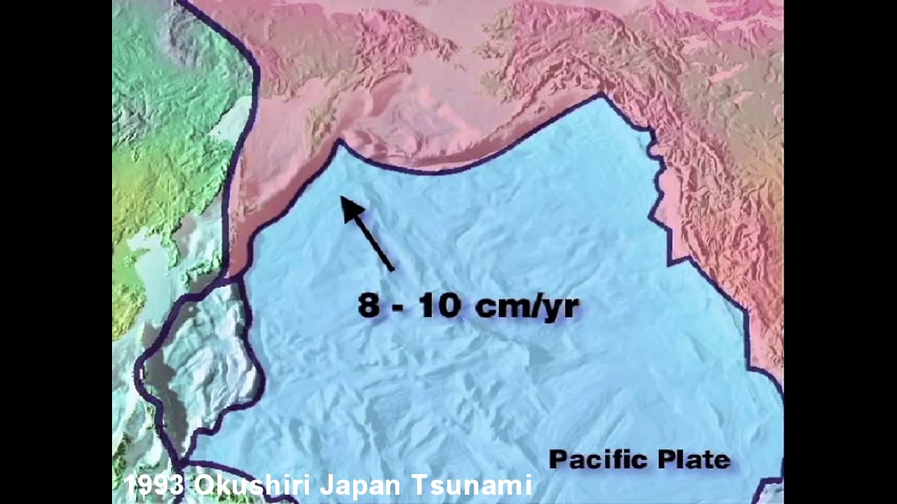 Historical tsunami in Okushiri, Japan on July 12, 1993