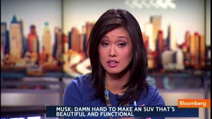 Interview Tesla CEO Elon Musk on Battery Factor, Model X and  Apple
