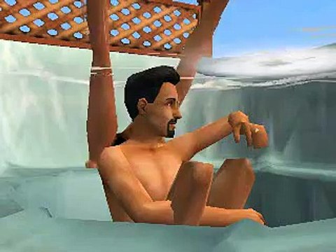 sims 2 水中嘿咻 woohoo(having sex) in water