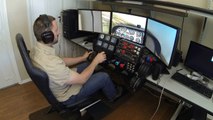X-Plane Simulator with TrackIR and Saitek Cessna Pro Flight Controls