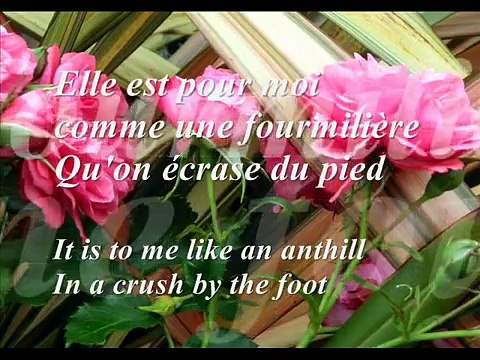 LE GEANT DE PAPIER (French Lyrics & English Translation) - Jean-Jacques LAFON