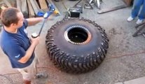 Ether Tire Mounting Explosion