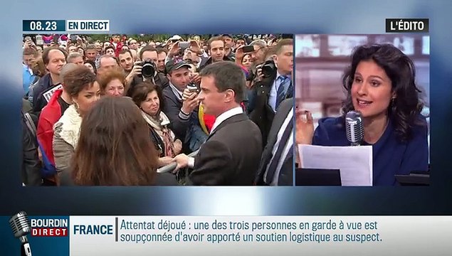 Le parti pris d'Apolline de Malherbe : Manuel Valls est le candidat préféré de la gauche pour l'élection présidentielle de 2017 - 27/04