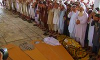 Funeral prayers of Peshawar rain victims offered