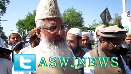 ISLAMABAD: Diafah Haremain Sharefain Relly Se M Ludhyanvi Sb Ka Media Se Bat Karte Howe 24 4 2015