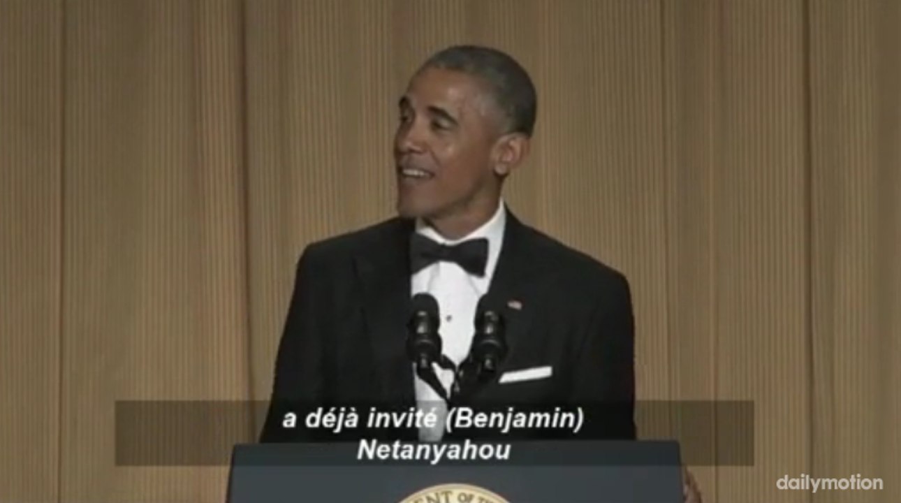 Obama fait se tordre de rire les journalistes à Washington