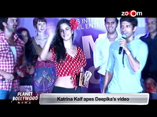 Katrina Kaif apes Deepika Padukone's video - Bollywood News