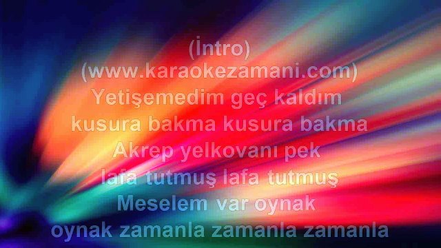 Duygu Çevik - Tam Zamanı - (Kaan Gökman & Serdar Şenel) - (2012) TÜRKÇE KARAOKE
