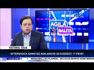 Aftershock causes avalanche in Everes