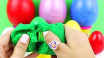 Play Doh Surprise Eggs |  Play Doh Surprise Eggs LPS Spongebob Ben And Holly | Peppa Pig Frozen