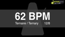 Metronome Clic - 62 BPM - Drums Sound - ternaire