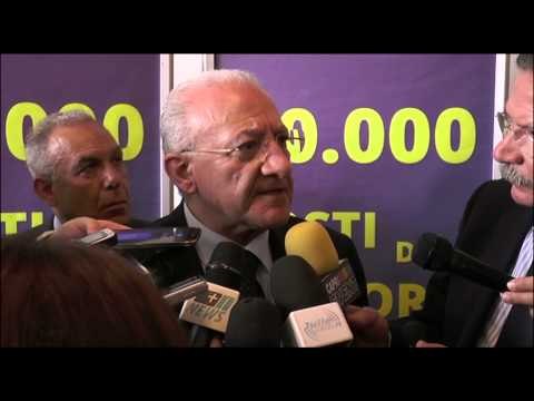 Campania - In due anni 20mila posti di lavoro , il piano di De Luca -2- (24.05.14)